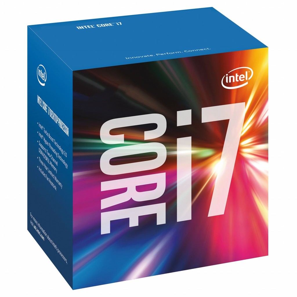 Intel Core i7-6700K, 4 GHz, LGA1151, Processor threads 8, Box, PC