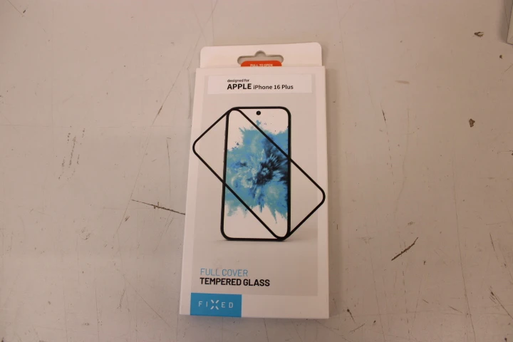 SALE OUT. FIXED Full Cover 2,5D Tempered Glass for Apple iPhone 16 Plus, black | Fixed | Full Cover 2.5D | Apple | iPhone 16 Plus | Tempered Glass | Black | DAMAGED PACKAGING, DEMO | Screen Protector