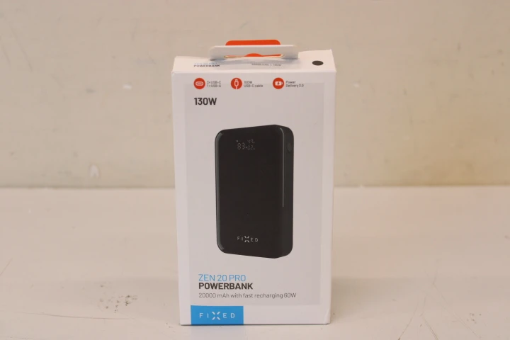 SALE OUT. FIXED Zen 20 Pro with LCD display and 130W output, 20,000 mAh, gray | Fixed | Zen 20 Pro with LCD display Power bank | FIXZENP-20-BK | Black | DAMAGED PACKAGING, DEMO