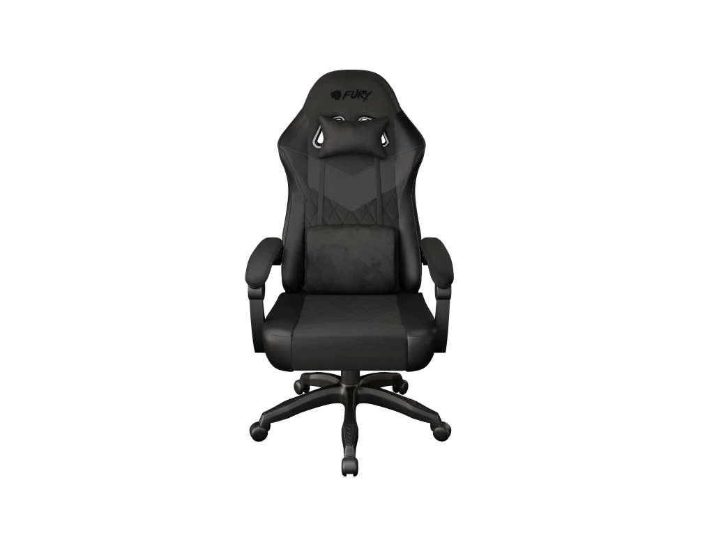 Fury Eco leather/Fabric/Nylon | Gaming Chair | Shinai S2 | Black