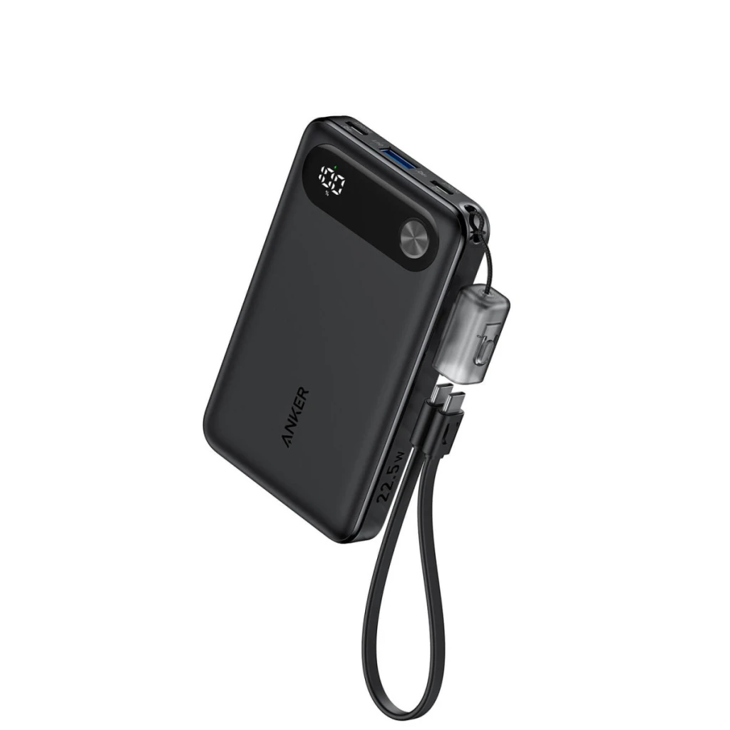 Anker Power Bank, 22.5 Wh, 10000 mAh | A1257G11 | Black