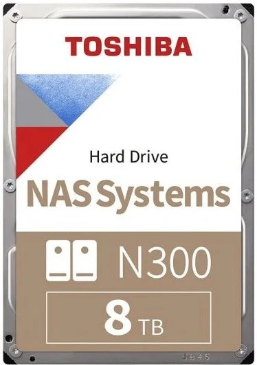 Toshiba Hard Drive | N300 NAS | 7200 RPM | 8000 GB | 512 MB