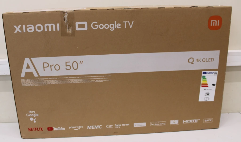 SALE OUT. Xiaomi QLED TV A Pro 2026 50" | SALE OUT. Xiaomi QLED TV A Pro 2026 | 50 | Smart TV | Google TV | 4K UHD | DAMAGED PACKAGING
