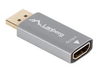 Lanberg Displayport (M) to HDMI (F) Adapter 8K, Silver | AD-DP-HD-03