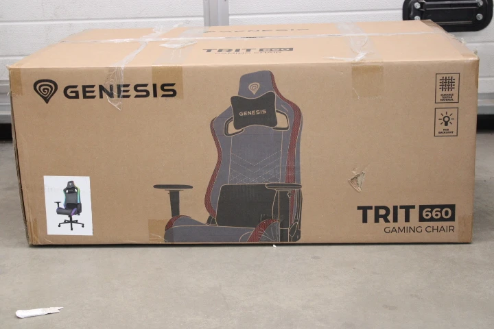 SALE OUT. Genesis Gaming Chair Trit 660 RBG, Grey | Genesis Gaming Chair | Trit 660 RBG | Grey | DAMAGED PACKAGING, USED, SCRATCHED