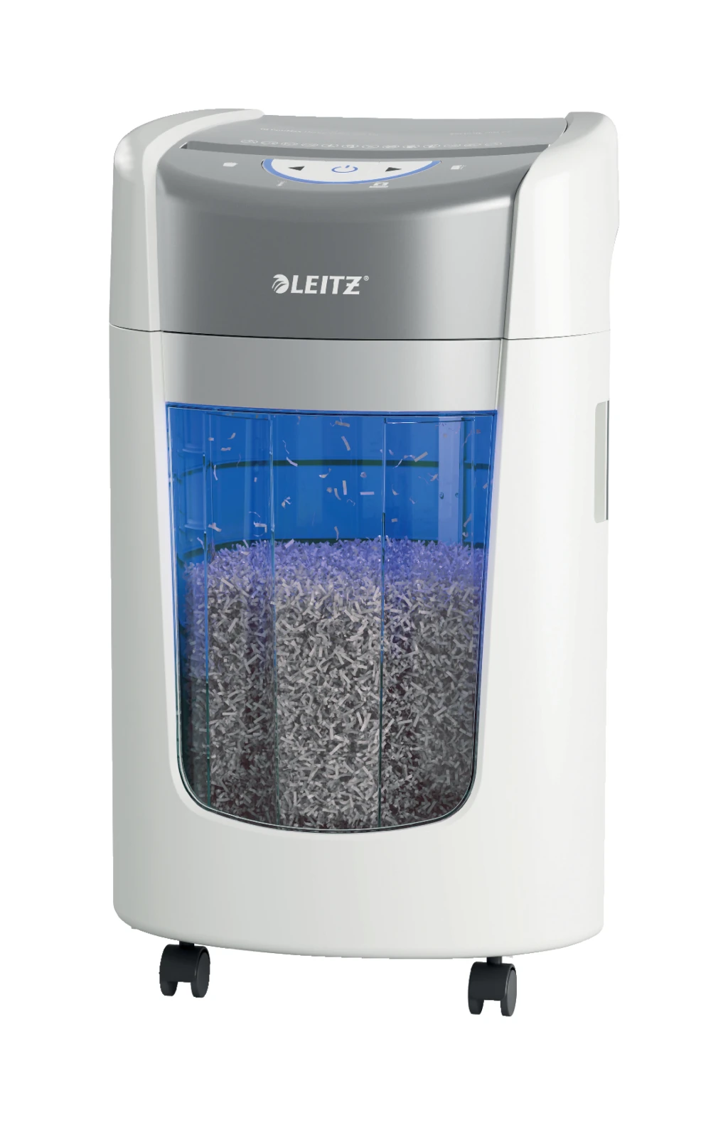 Paberipurustaja Leitz IQ OptiMax Home Office 225, P5, 15L, valge