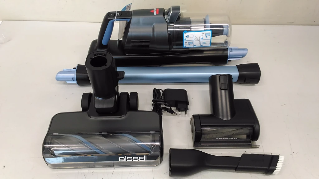 SALE OUT. Bissell PowerClean FurFinder Select Cordless Stick Vacuum | Bissell Stick Vacuum | PowerClean FurFinder Select | Cordless operating | 200 W | 25.2 V | Operating time (max) 40 min | Black/Titanium/Lake Blue | Warranty 60 month(s) | Battery warranty 24 month(s) | UNPACKED, NOT USED