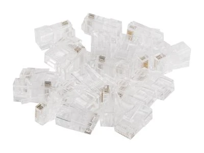 Lanberg | RJ45 CAT.6 UTP Plug 8P8C PASS Through Type, 100 pcs | PLU-6000EZ | Transparent