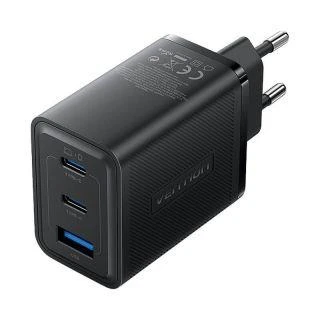 MOBILE CHARGER WALL 65W USB/3P BLACK FERB0-EU VENTION