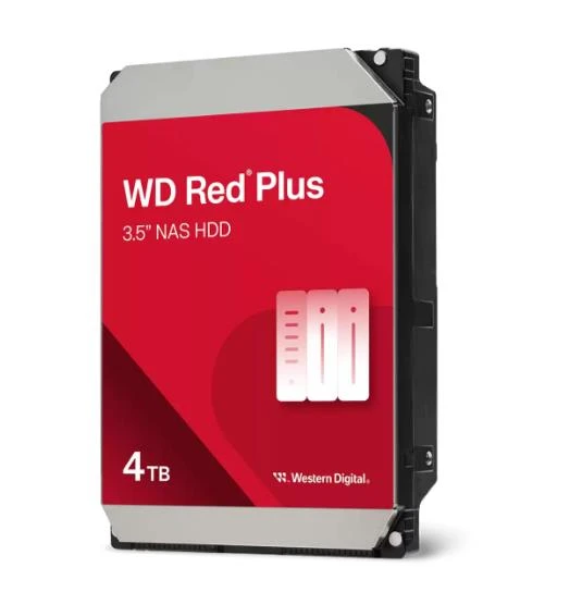 HDD|WESTERN DIGITAL|Red Plus|4TB|128 MB|5400 rpm|3,5"|WD40EFZZ