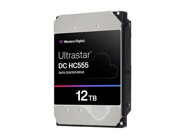 HDD|WESTERN DIGITAL ULTRASTAR|Ultrastar DC HC555|12TB|512 MB|7200 rpm|3,5"|0B48720