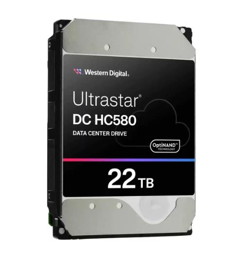 HDD|WESTERN DIGITAL ULTRASTAR|Ultrastar DC HC580|WUH722422ALE6L4 0F62785|22TB|512 MB|7200 rpm|3,5"|0F62785