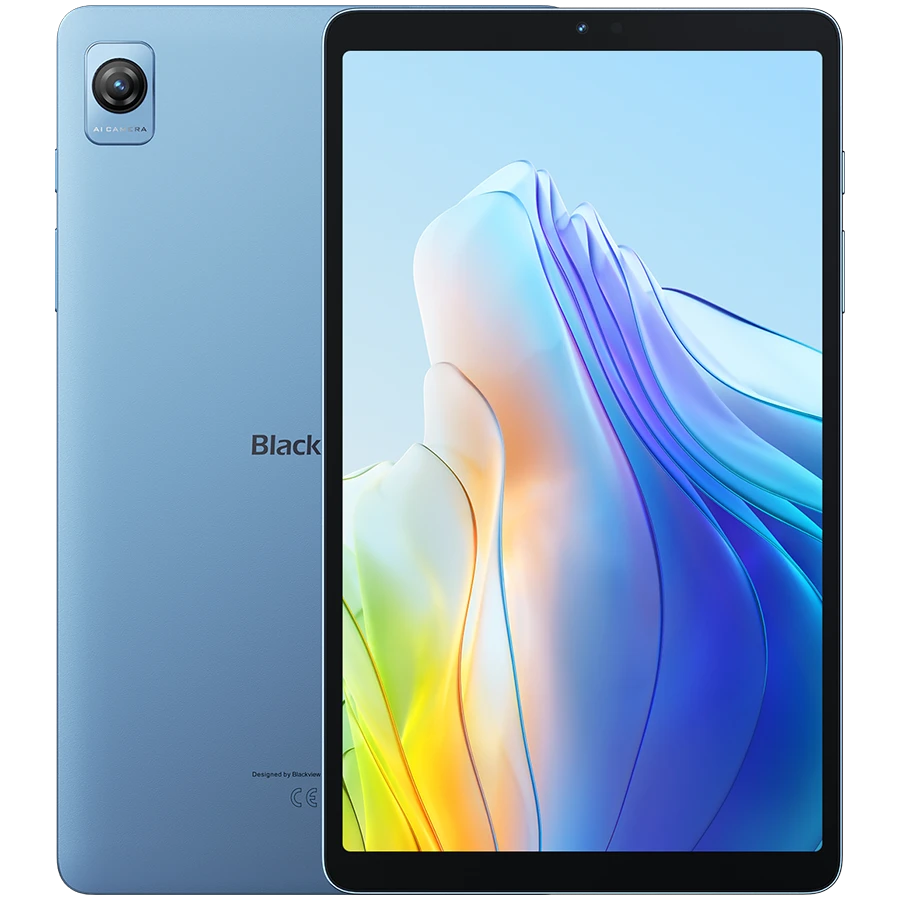 Blackview Tab 60 LTE 6GB/128GB 8.68-inch FHD+ 800x1340 IPS LCD Octa-core 2GHz 5MP Front 8MP Back Camera Battery 6050mAh  USB Type-C Android 13 SD card slot Blue