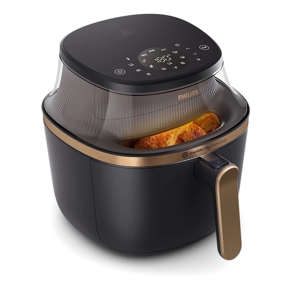 Philips Airfryer | NA322/00 3000 Series | Power 1400 W | Capacity 4.2 L | RapidAir Plus | Black
