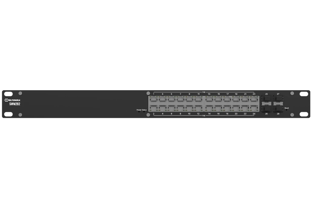 Teltonika PoE+ managed switch | SWM282 | Managed | Rackmountable | SFP ports quantity 4