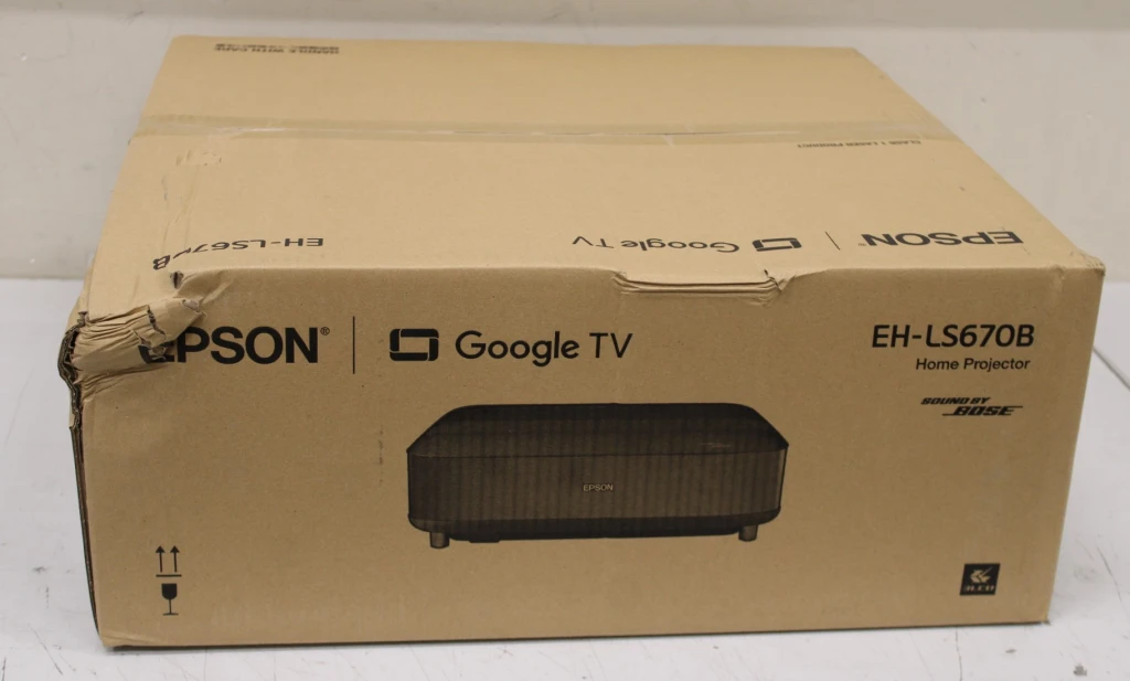 SALE OUT. Epson EH-LS670B 4K Pro-UHD 3LCD Projector/3600Lm/16:9/5000000:1, Black | Epson EH-LS670B | Full HD (1920x1080) | 3600 ANSI lumens | Black | DAMAGED PACKAGING | Wi-Fi