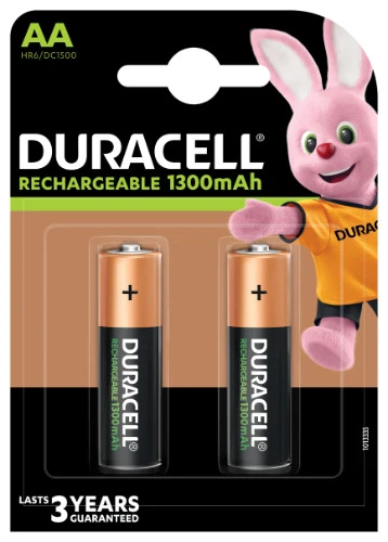 Akupatarei  DURACELL AA 1300 mAh, 2tk