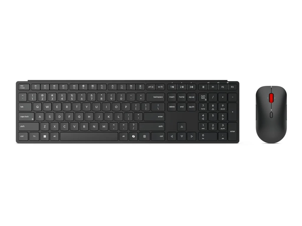 Lenovo Multi-Mode Pro Combo Keyboard and Mouse 6000-Lithuanian | Keyboard and Mouse Set | Wireless | Mouse included | Lithuanian | Bluetooth | Eclipse Black