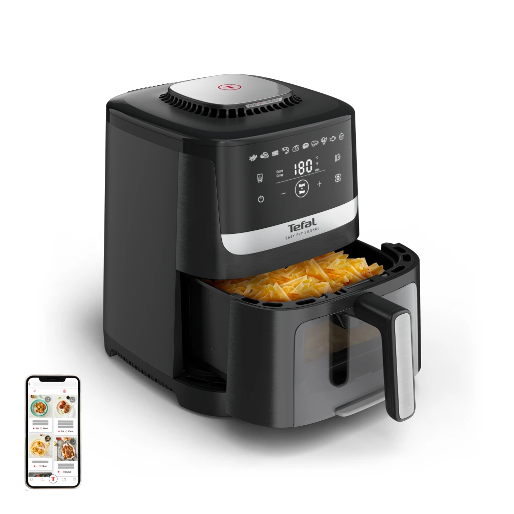 TEFAL Hot air fryer | EY5568E0 | Capacity 5 L | Black