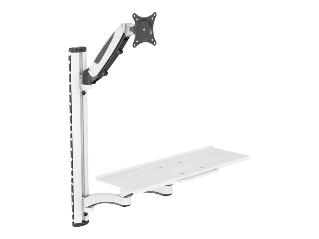 Digitus Wall mount | DA-90451 | Rotate, Swivel | 32 " | Maximum weight (capacity) 8 kg | White/Black