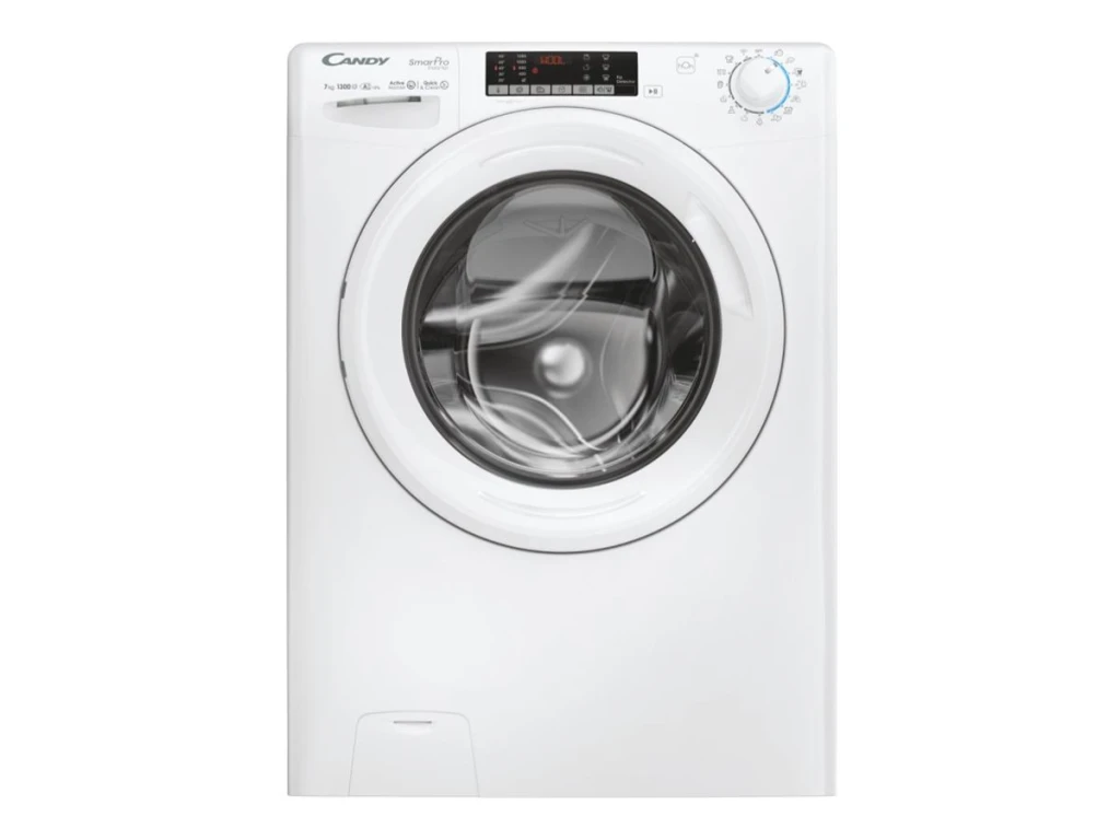 Candy Washing machine | CO4 374TWM6/1-S | Energy efficiency class A | Front loading | Washing capacity 7 kg | 1300 RPM | Depth 45.4 cm | Width 60 cm | Display | 4-digit | Direct drive | Wi-Fi | White