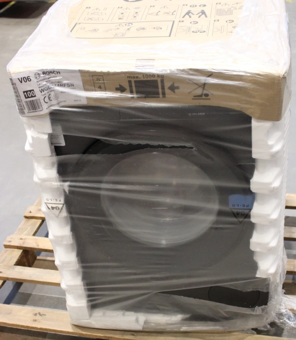 SALE OUT. Bosch WGG244RFSN Washing Machine, A, Front loading, Capacity 9 kg, Depth 59 cm, 1400 RPM, Grey | Bosch Washing Machine | WGG244RFSN | Energy efficiency class A | Front loading | Washing capacity 9 kg | 1400 RPM | Depth 59 cm | Width 59.8 cm | Display | LED | Grey | DAMAGED PACKAGING