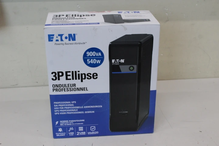 SALE OUT. Eaton UPS | 1600 USB DIN | Off-line | 1600 VA | 1000 Watt | 1 x power | DEMO | Eaton 3P Ellipse 900 USB DIN | 900 VA | 540 W | DEMO