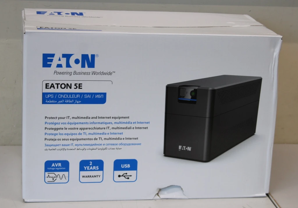 SALE OUT.  | Eaton UPS | 5E Gen2 2200UI IEC | 2200 VA | 1200 W | DAMAGED PACKAGING, SCRATCHES ON THE SIDE