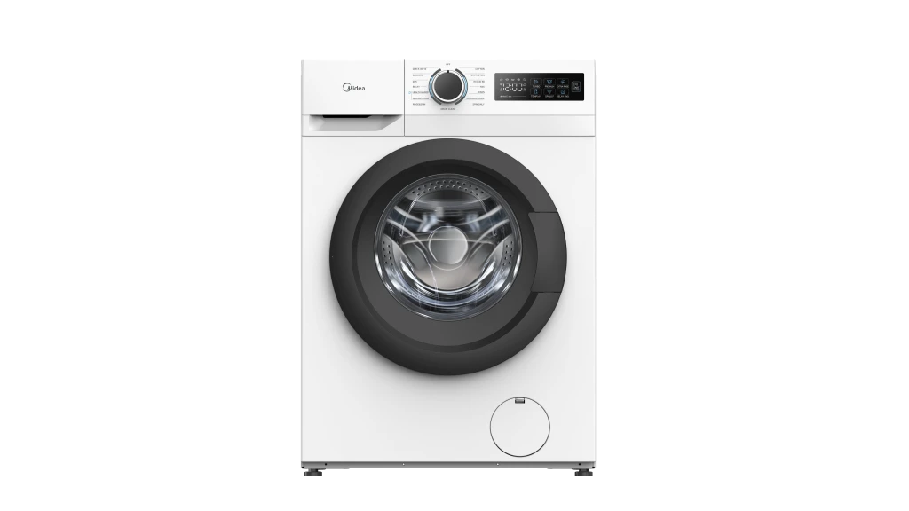 Midea Washing Machine | MF110W70B/W-HR | Energy efficiency class A | Front loading | Washing capacity 7 kg | 1200 RPM | Depth 40 cm | Width 60 cm | Display | LED | Steam function | White