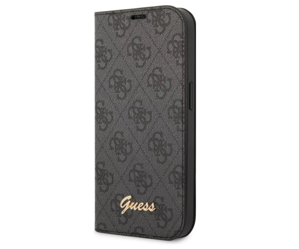 GUESS | Book Case | Apple | iPhone 14 Pro Max | Rubber/Silicone | Black