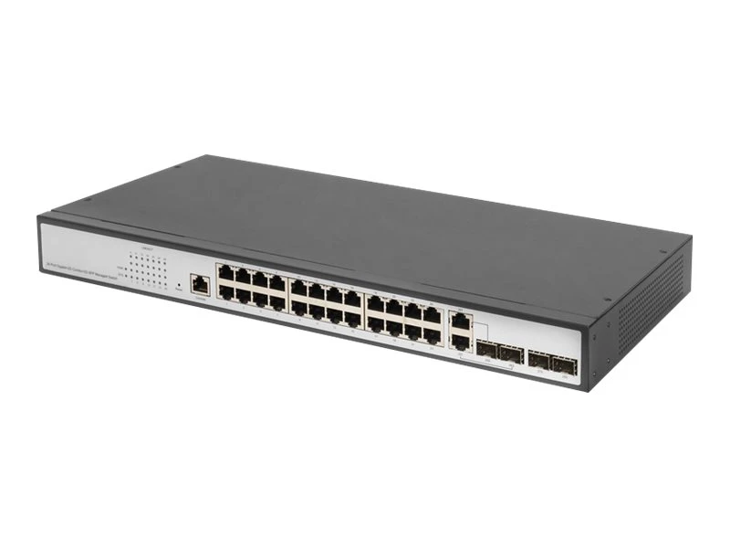 Digitus 24-Port Gigabit Switch | DN-80221-3 | Managed L2 | Desktop/Wall-mountable