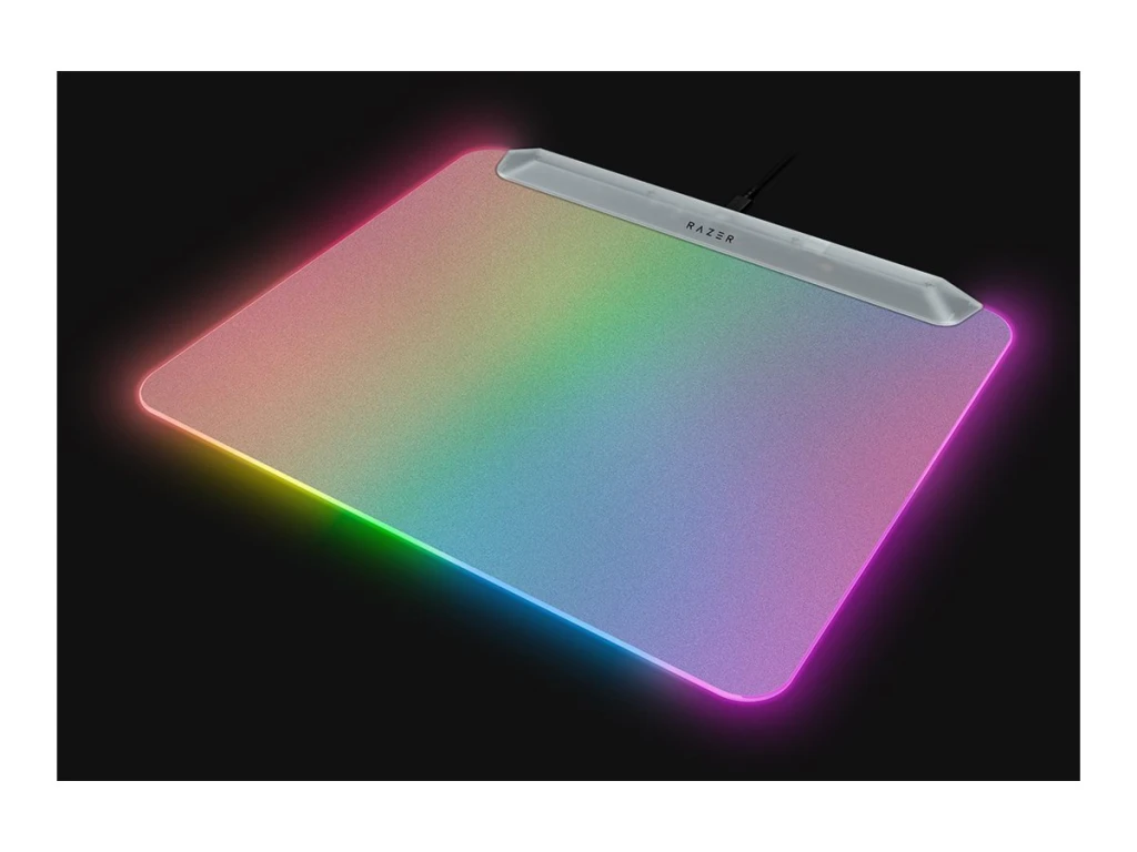Razer RGB Gaming Mouse Mat | Firefly V2 Pro | Phantom White Edition