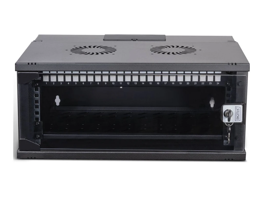 Digitus SOHO Pro network set, 483 mm (19") 4U, 540 x 400 mm | DN-49201-SET | Black