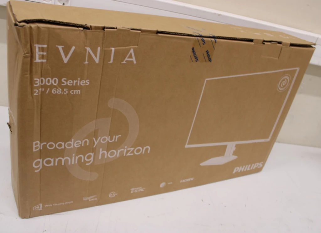 Philips 27M2N3200NF/00 | IPS | FHD | 16:9 | 144 Hz | 4 ms | 1920 x 1080 pixels | 300 cd/m² | HDMI ports quantity 1 | Black | Warranty 24 month(s) | DAMAGED PACKAGING, CROOKED BUTTON