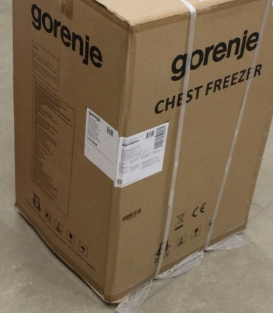 SALE OUT. Gorenje Freezer | FH10EAW | Energy efficiency class E | Chest | Free standing | Height 85.4 cm | Total net capacity 95 L | White | DAMAGED PACKAGING, DENTS AND SCRATCH ON SIDE