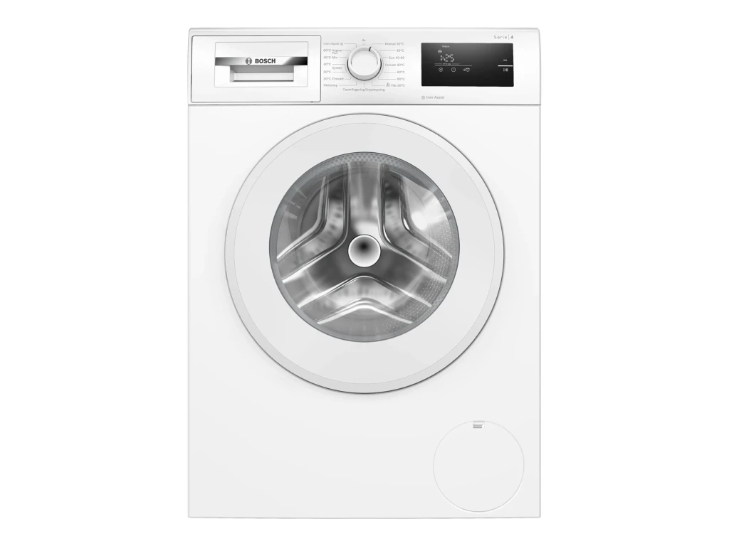Bosch Washing machine | WAN2808LSN | Energy efficiency class A | Front loading | Washing capacity 8 kg | 1400 RPM | Depth 63 cm | Width 60 cm | Display | LED | Steam function | White