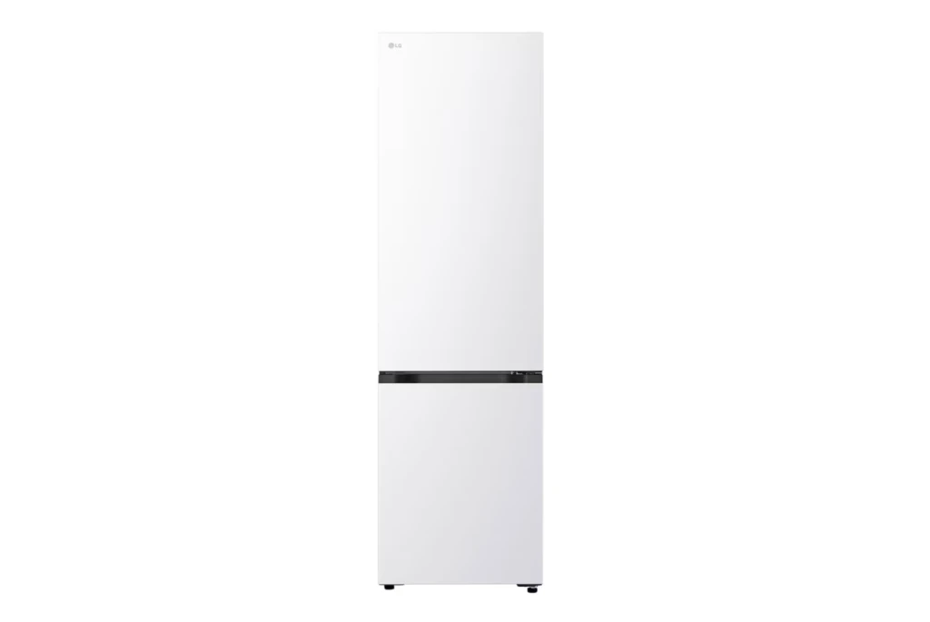 LG Refrigerator | GBBS322CSW | Energy efficiency class C | Free standing | Combi | Height 203 cm | Fridge net capacity 262 L | Freezer net capacity 113 L | Display | 34 dB | White