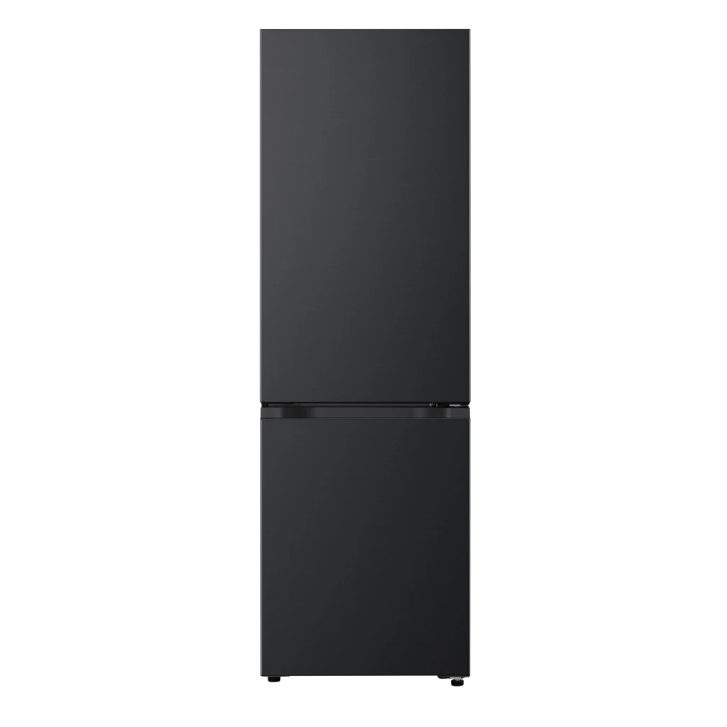 LG Refrigerator | GBBSJ10EEP | Energy efficiency class E | Free standing | Combi | Height 186 cm | No Frost system | Fridge net capacity 220 L | Freezer net capacity 113 L | Display | 35 dB | Essence Matte Black
