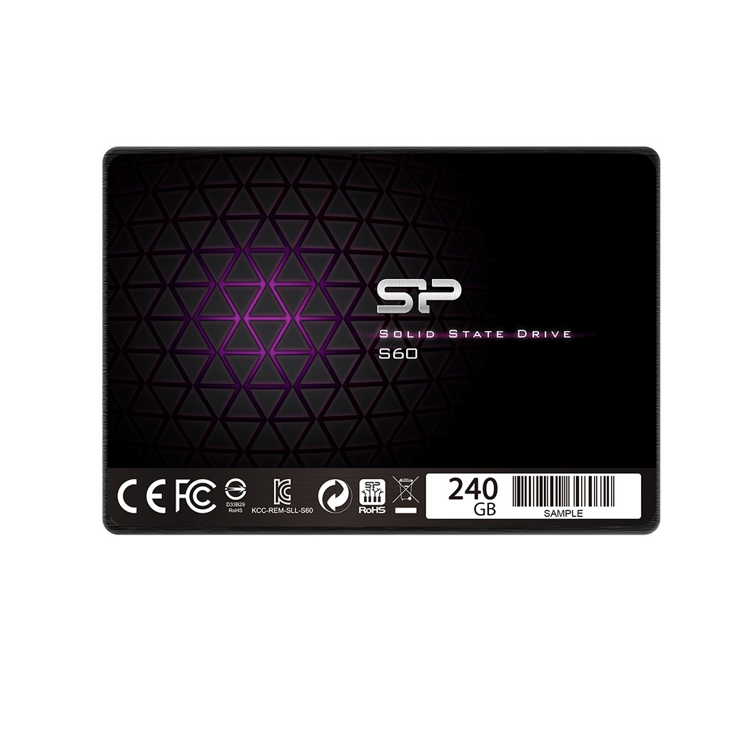 Silicon Power S60 240 GB, SSD interface SATA, Write speed 500 MB/s, Read speed 550 MB/s