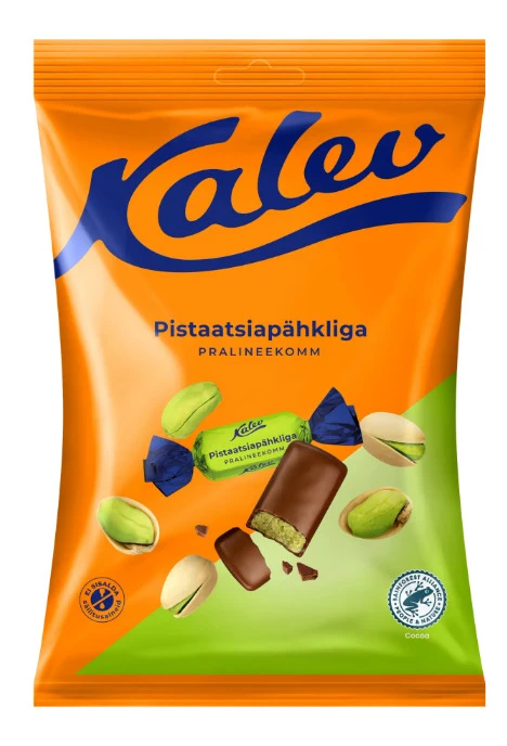 Pralineekommid KALEV pistaatsiapähkliga 175g