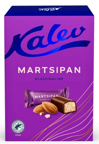 Martsipanikommid KALEV, klassikaline, karbis, 150g