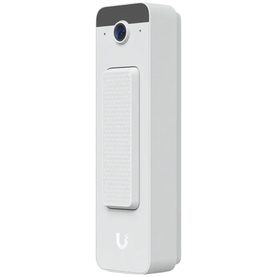 Ubiquiti Doorbell Lite - Compact PoE video doorbell with two-way audio and versatile mounting options, white.