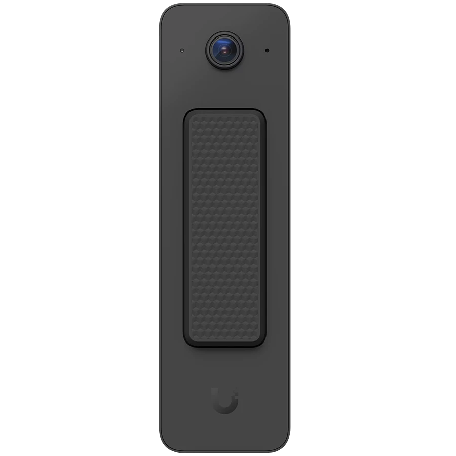 Ubiquiti Doorbell Lite - Compact PoE video doorbell with two-way audio and versatile mounting options, black.
