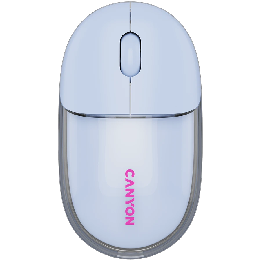 CANYON mouse OnClick 24 BT/ Wireless Transparent/Blue