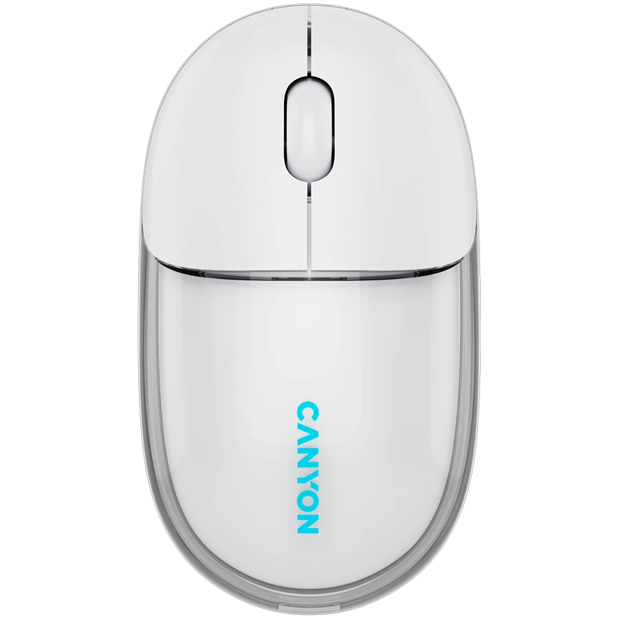 CANYON mouse OnClick 24 BT/ Wireless Transparent/White