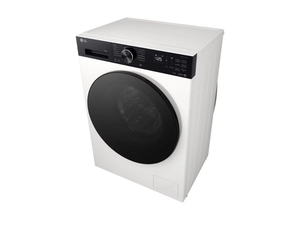 LG Washing machine | F2X50S9THB | Energy efficiency class A | Front loading | Washing capacity 9 kg | 1200 RPM | Depth 48 cm | Width 60 cm | LED | Steam function | Direct drive | Wi-Fi | White