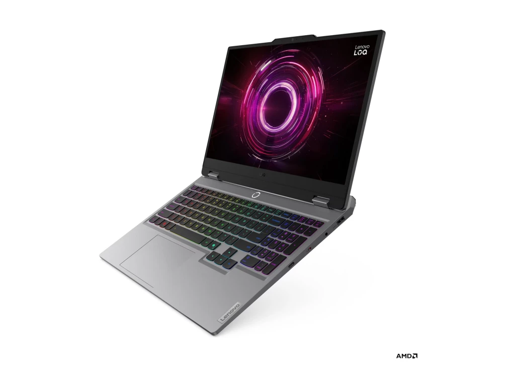 Lenovo LOQ 15AHP10 | Luna Grey | 15.6 " | IPS | FHD | 1920 x 1080 pixels | Anti-glare | AMD Ryzen 7 | 250 | 16 GB | SODIMM DDR5 | Solid-state drive capacity 1000 GB | NVIDIA GeForce RTX 5060 | GDDR7 | 8 GB | Windows 11 Home | 802.11ax | Bluetooth version 5.3 | Keyboard language English | Keyboard backlit | Warranty 24 month(s) | Battery warranty 12