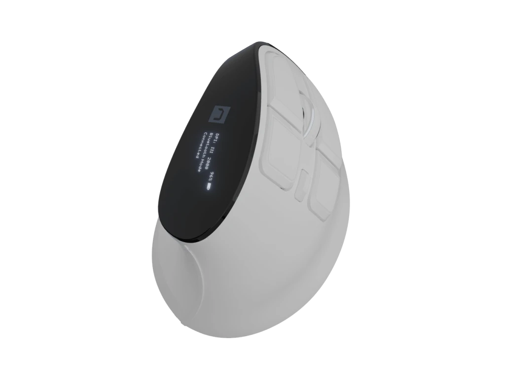 Natec Mouse | Euphonie Pro | Wireless | 2.4 GHz, Bluetooth | White