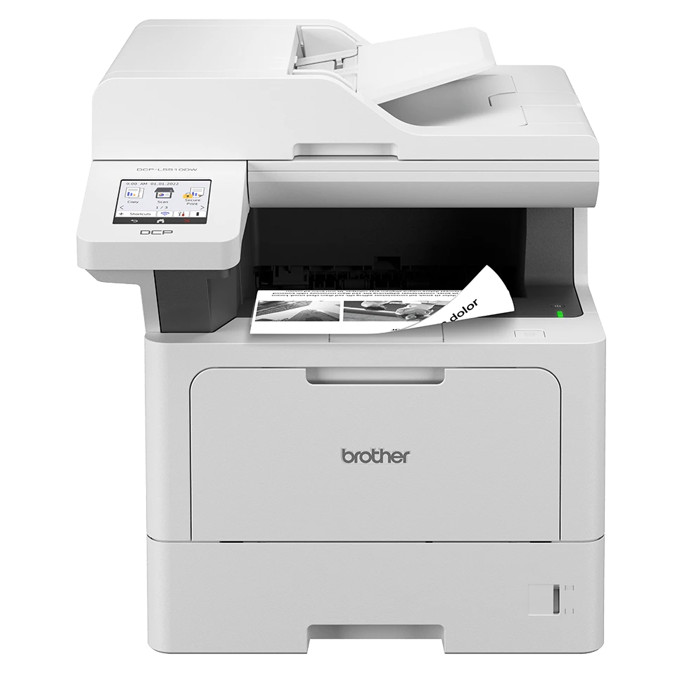 Brother Printer | MFC-L5715DN | Laser | Mono | All-in-one | A4 | Wi-Fi | White