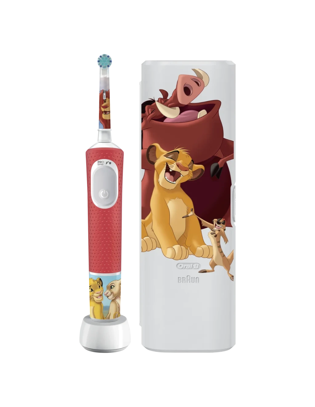 Braun | Electric Toothbrush | Vitality PRO Kids 3+ Lion King | Rechargeable | For children | Number of brush heads included 1 | Number of teeth brushing modes 2